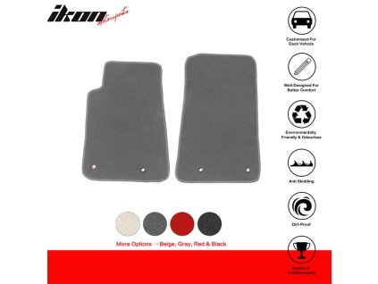 Chevrolet Camaro 2010-2015 Textilní koberce 2dílná sada nylon šedá