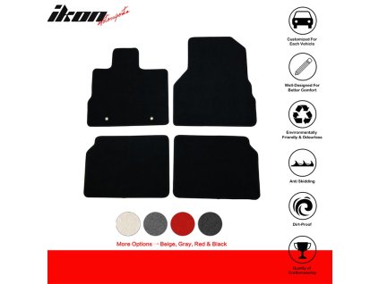 Chevrolet Equinox 2010-2017 Textilní koberce 4dílná sada nylon černá