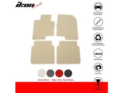 Kia Optima 2011-2015 Tapis de sol textile jeu de 4 pièces nylon beige