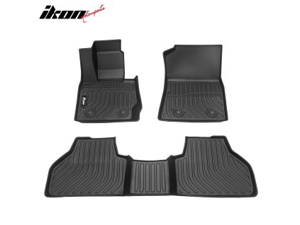 BMW X3 F25 2015-2018 X4 F26 2011-2017 Gumové koberce 3dílná sada TEP 3D černá