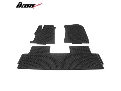 Honda Civic 2012-2015 Gumové koberce černá