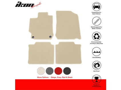 Toyota Camry 2012-2017 Textilní koberce 4dílná sada nylon béžová