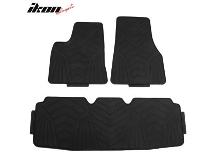 Tesla Model S 2012-2019 Gumové koberce černá