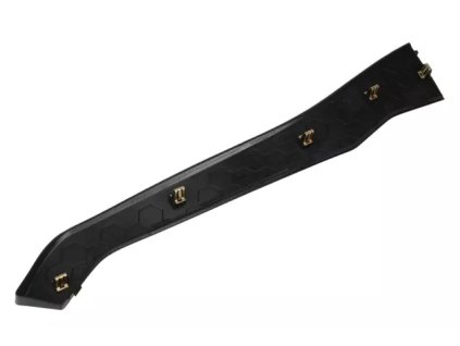 Chevrolet Camaro 6.gen Boční obložení přední podlahové konzoly na straně řidiče v černé barvě Jet Black (levá)