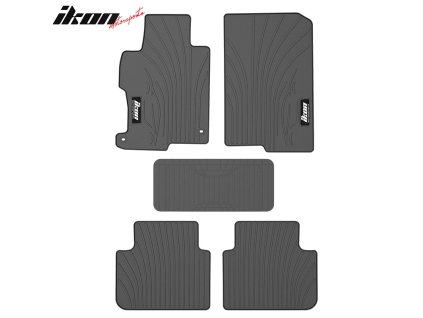 Honda Accord Sedan 2013-2017 Gumové koberce šedá