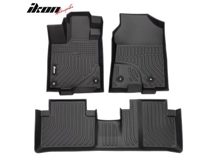 Acura RDX 5 Seats 2013-2018 Gumové koberce 3dílná sada TEP 3D černá
