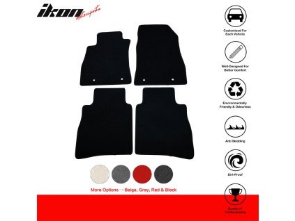 Nissan Sentra 2013-2018 Textilní koberce 4dílná sada nylon černá