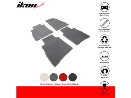 Nissan Sentra 2013-2018 Textilní koberce 4dílná sada nylon šedá