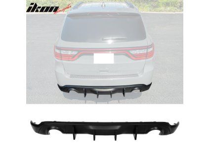 Dodge Durango 2011-2024 Diffuseur arrière V2 noir mat