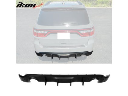 Dodge Durango 2011-2024 Hátsó diffúzor V2 matt fekete