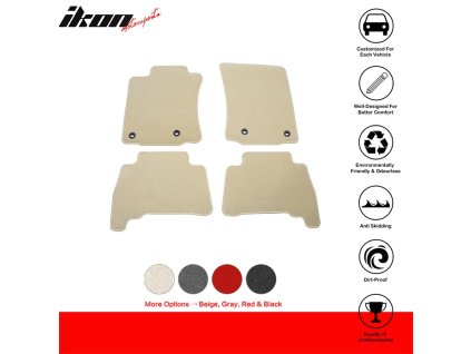 Toyota 4Runner 2014-2023 Lexus GX460 2014-2022 Textilné koberce 4-dielna sada nylon béžová