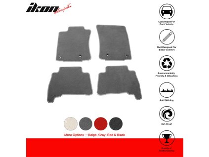 Toyota 4Runner 2014-2023 Lexus GX460 2014-2022 Textilní koberce 4dílná sada nylon šedá