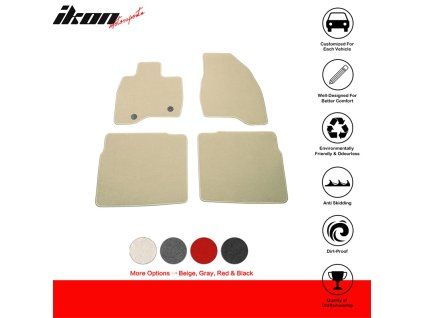 Ford Explorer 2015-2019 Tapis textile jeu de 4 pièces nylon beige