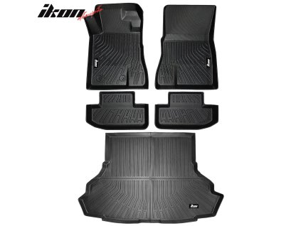 Ford Mustang 2015-2023 Gumové koberce TPE 3D černá