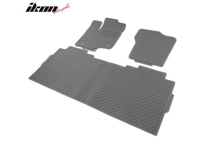 Ford F-150 Crew Cab 2015-2024 Gumové koberce šedá