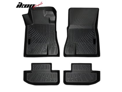 Ford Mustang 2015-2024 Gumové koberce TPE 3D černá