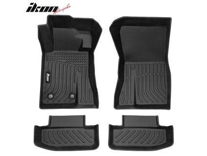 Ford Mustang 2015-2025 Gumové koberce TPE černá