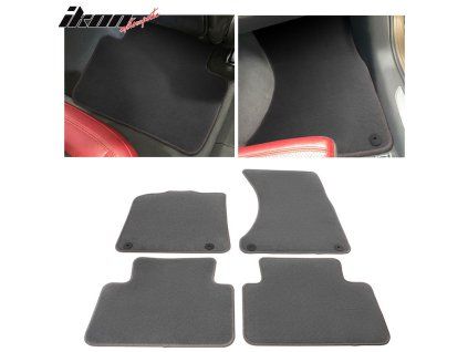 Porsche Macan 2015-2025 Tapis de sol textile jeu de 4 pièces nylon gris