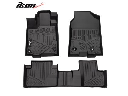 Acura RDX 5-Seat 2016-2018 Gumové koberce 3dílná sada TPE 3D černá