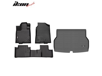 Acura RDX w/ 8-Way Power Seats 2016-2018 Gumové koberce TPE 3D černá