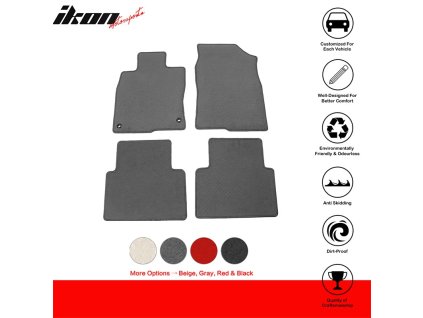 Honda Civic 4-Door 2016-2021 Textilní koberce 4dílná sada nylon šedá