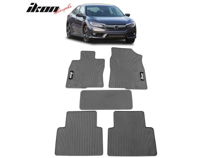 Honda Civic 2016-2021 Gumové koberce šedá