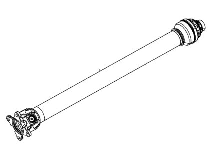 Dodge RAM 1500 5.gen DT Hřídel předního pohonu 68259562AA