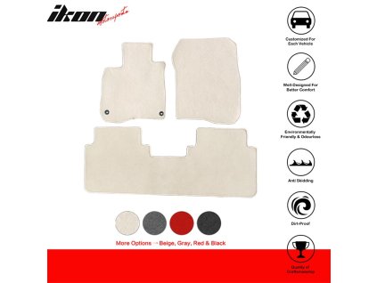 Honda CR-V 2017-2022 Textilné koberce 3-dielna súprava nylon béžová