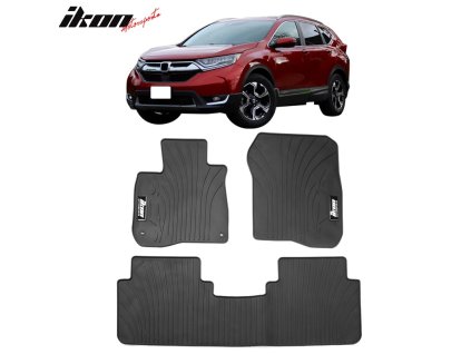Honda CR-V 2017-2022 Gumové koberce černá