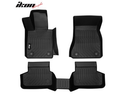 BMW 5-Series G30 2017-2023 Gumové koberce TPE 3D černá