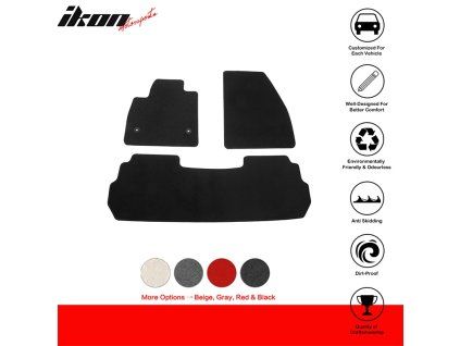 Cadillac XT5 2017-2023 Tapis de sol textile nylon noir