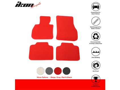 Mini Cooper Countryman 2017-2023 Textilní koberce 4dílná sada nylon červená