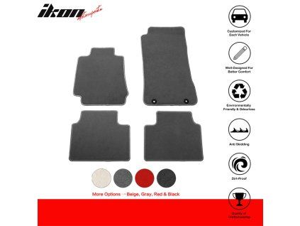 Alfa Romeo Giulia 2017-2024 Tapis de sol textile nylon gris