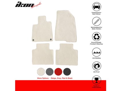 Honda Accord 2018-2022 Textilní koberce 4dílná sada nylon béžová