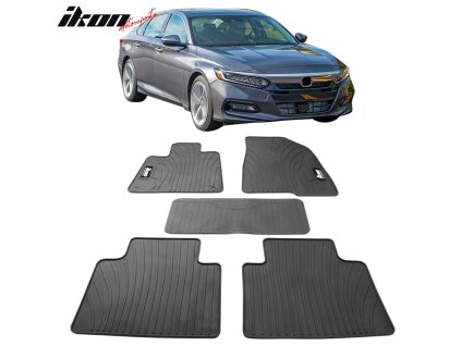 Honda Accord 2018-2022 Gumové koberce 5dílná sada černá