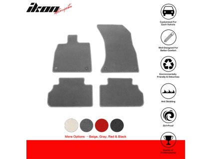 Audi Q5 2018-2023 Covorașe textile set 4 piese nylon gri