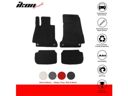 Mercedes Benz W238 E-Class 2018-2023 Textilní koberce nylon černá