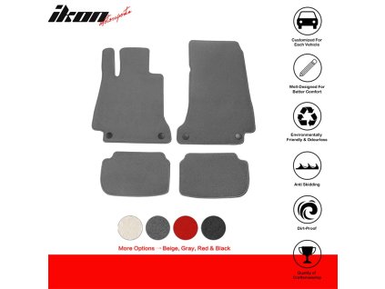 Mercedes Benz W238 E-Class 2018-2023 Textilní koberce nylon šedá