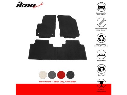 Chevrolet Equinox 2018-2023 Textilní koberce 3dílná sada nylon černá