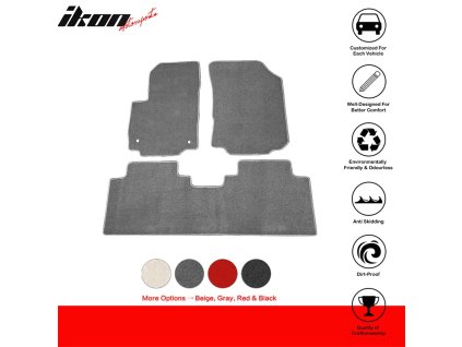 Chevrolet Equinox 2018-2023 Textilní koberce 3dílná sada nylon šedá