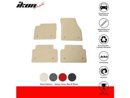 Jaguar E-Pace 2018-2023 Tapis de sol textile nylon beige