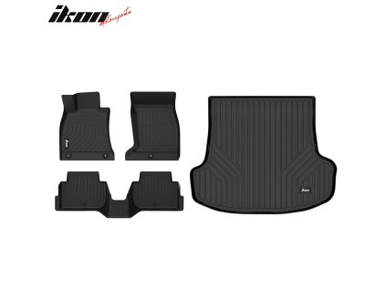Kia Stinger AWD 2018-2023 Gumové koberce TPE 3D černá
