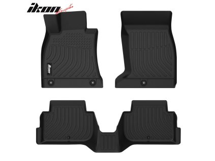Kia Stinger AWD 2018-2023 Gumové koberce TPE 3D 3dílná sada černá