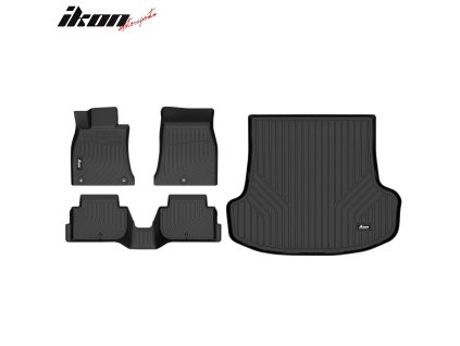 Kia Stinger RWD 2018-2023 Gumové koberce TPE 3D černá