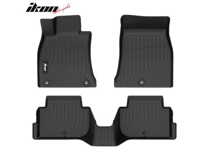Kia Stinger RWD 2018-2023 Gumové koberce 3dílná sada TPE 3D černá