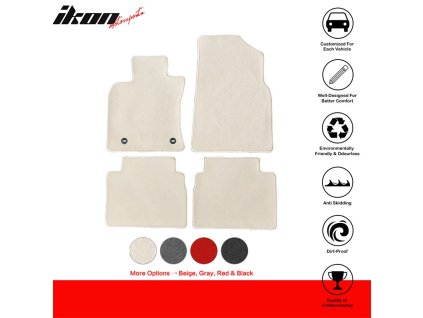 Toyota Camry 2018-2023 Tappetini in tessuto set da 4 pz. nylon beige