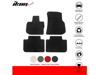BMW G01 X3 G02 X4 2018-2024 Textilní koberce 4dílná sada nylon černá