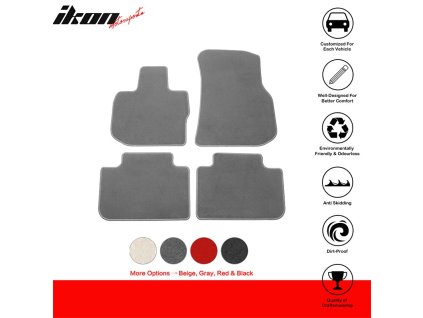 BMW G01 X3 G02 X4 2018-2024 Textilní koberce 4dílná sada nylon šedá