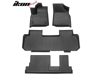 Chevrolet Traverse 8 Seats 2018-2024 Gumové koberce TEP 3D černá