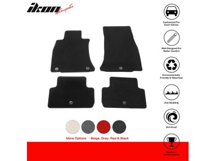 Genesis G70 2019-2023 Textil Fußmatten 4-teiliges Set Nylon Schwarz